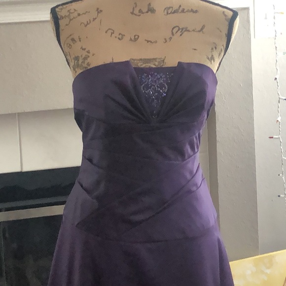 Long purple formal dress - Picture 2 of 4